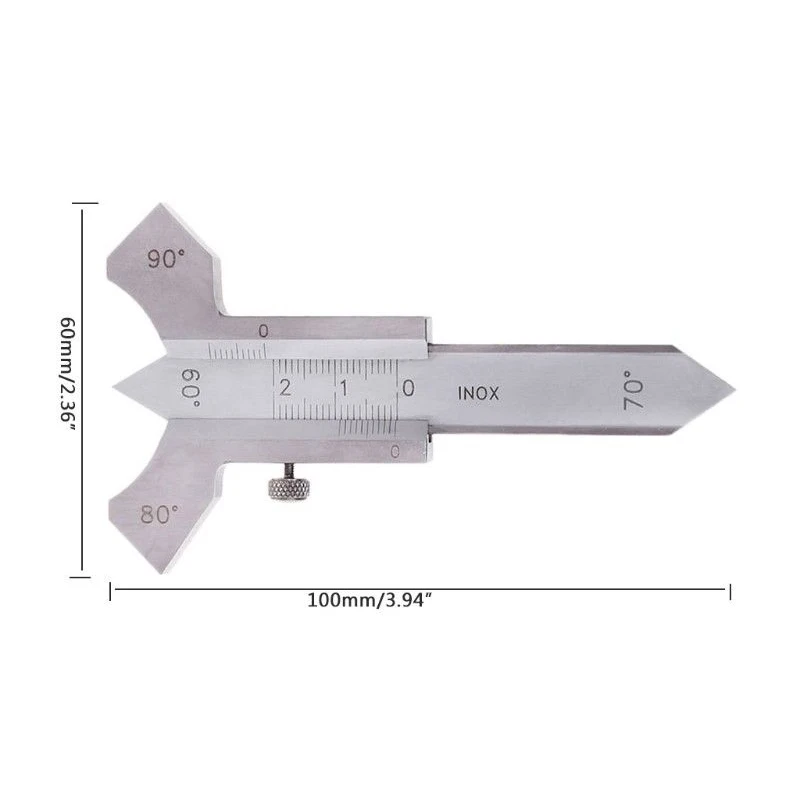 60, 70, 80, 90 градусов, угол сварки, Калибр сварного шва, сварочный шов, шарик/филе/корона, тест, Ulnar линейка, измерительный инструмент