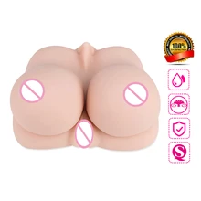 дешево! Bigbanana 4 кг Большая Грудь Секс Кукла Мужской Мастурбатор 3D Vagina Real Pussy Безопасность Силико
