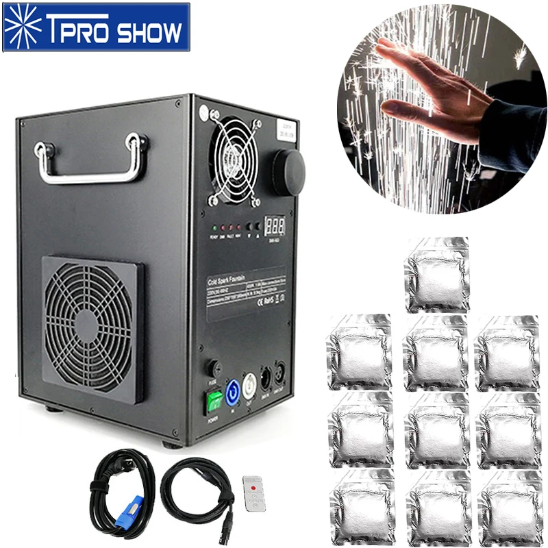 

Dmx Sparklers Fountain Wireless Remote Cold Spark Machine 400W Stage Pyrotechnics Fireworks Wedding Sparkular DJ Equipment Ti