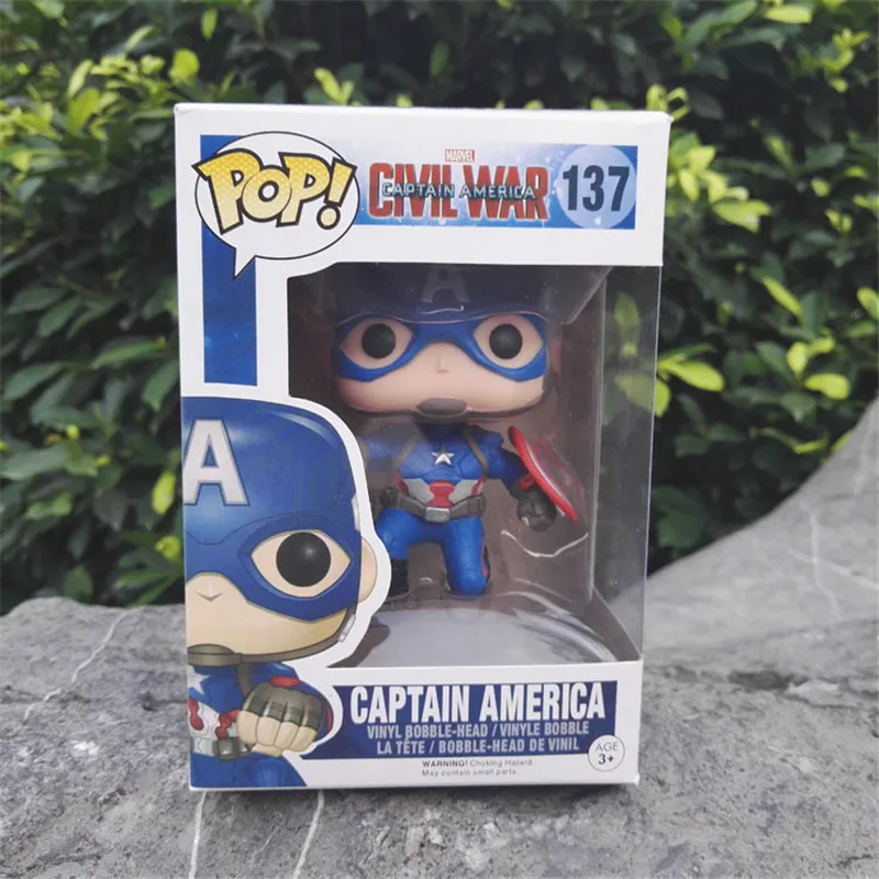 Funko Pop фильм Капитан Америка 3 Черная Вдова зимний солдат фигурка игрушки для
