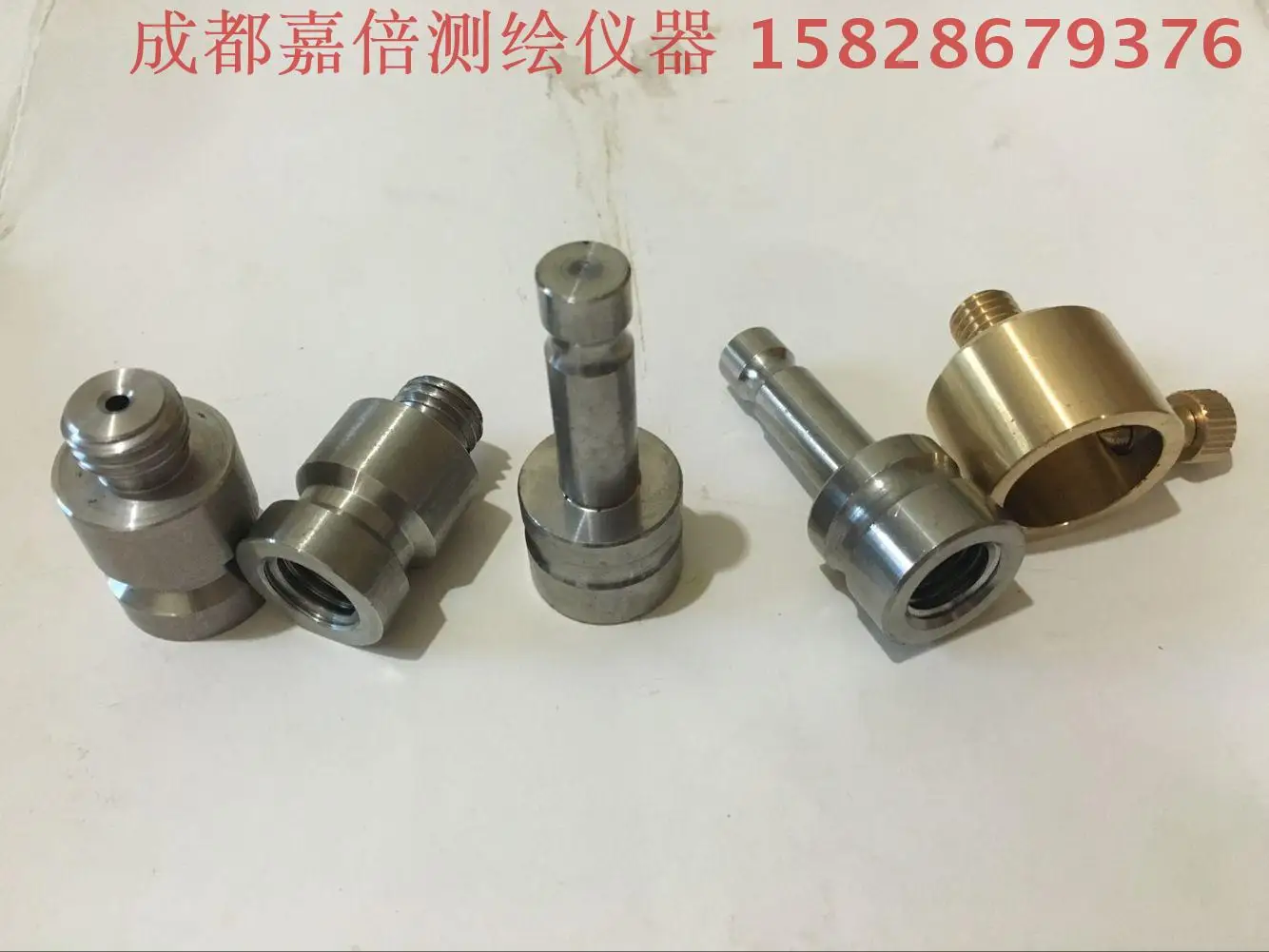 

Stainless steel Leica prism adapter GPS adapter RTK adapter base extension rod connector