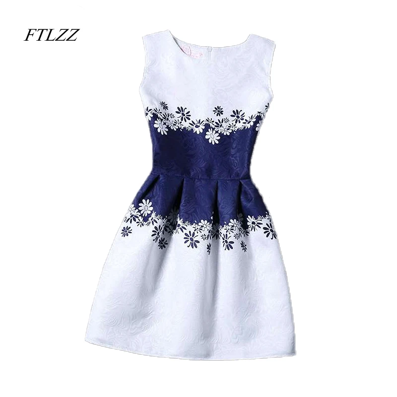 

FTLZZ New Summer Lace Derss Women Sleeveless Slim Bodycon Vintage Dress Patchwork Office Casual Base Dress
