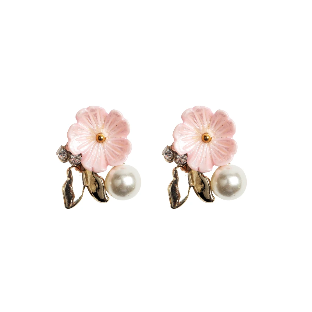 20pcs Mix Gold Base Metal Butterfly Rhinestone Pearl Buttons Flatback Hair Embellishment Button Hairbow Center Decoration Craft