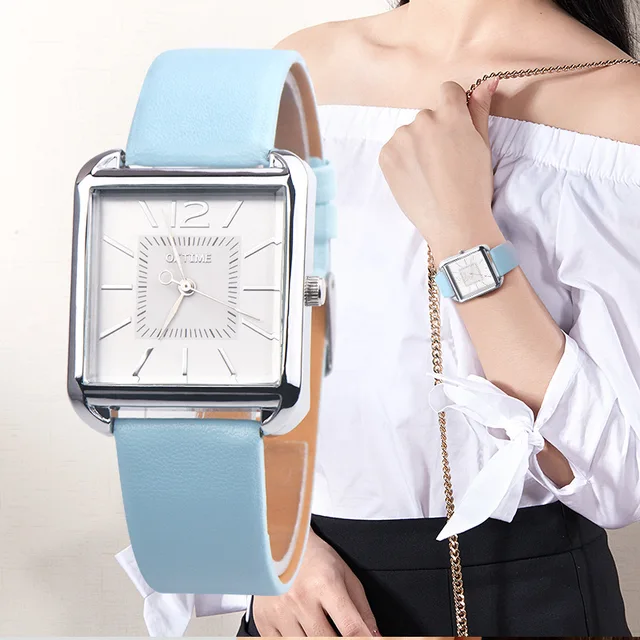Oktime Classic Watches Women Vintage square Scale Casual Quartz Watch Ladies Fas Oktime Classic Watches Women Vintage square Scale Casual Quartz Watch Ladies Fas