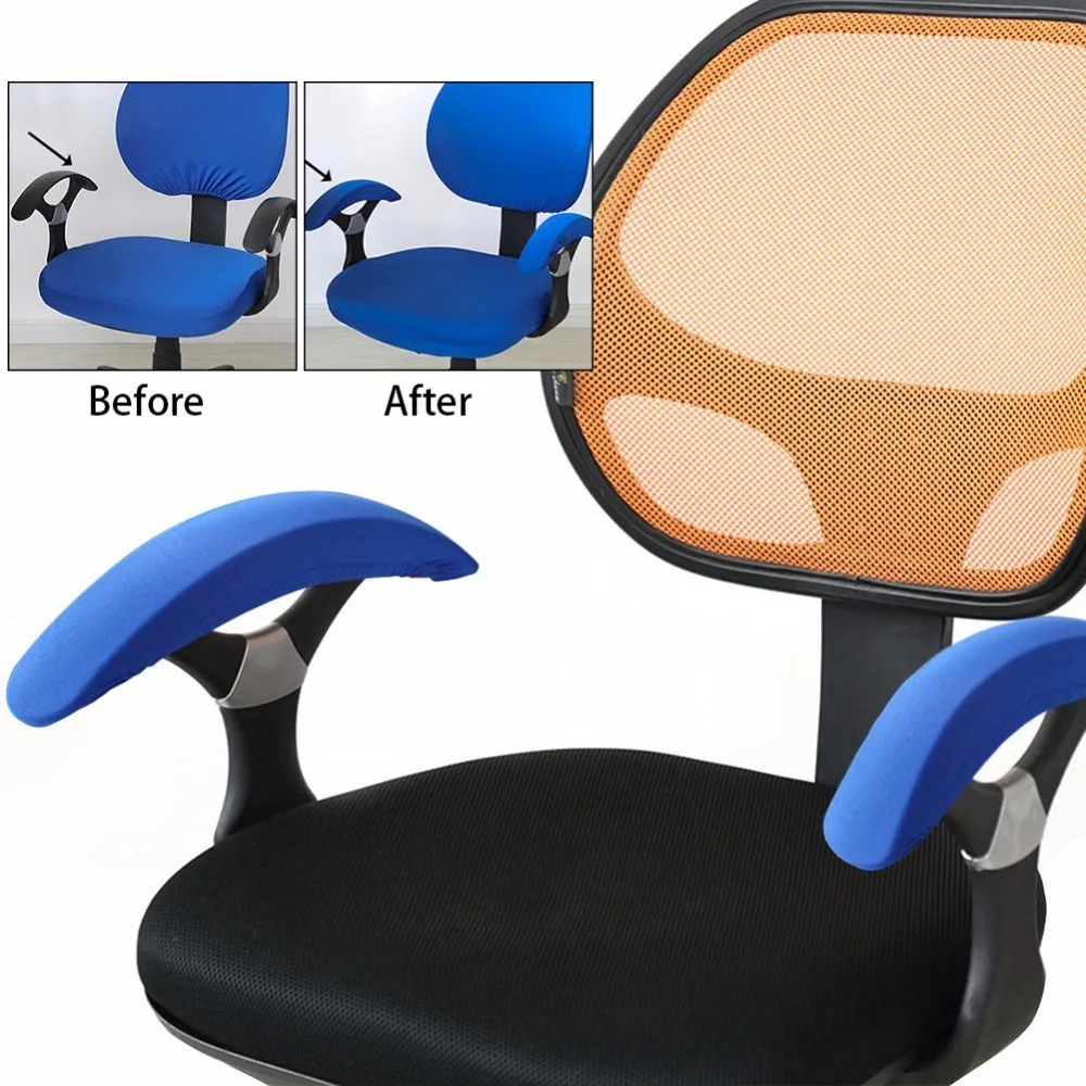 2pcs Computer Chair Armrest Sleeve Cover Elastic Protector Armchair Arm Rest UK 
