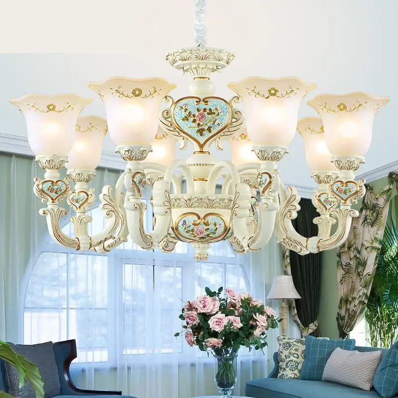 American Chandeliers Garden Style Modern Minimalist Bedroom Lamps