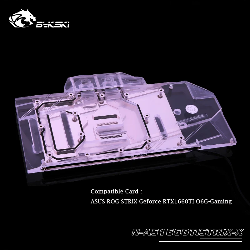 ^Cheap Bykski GPU cooler for ASUS ROG STRIX Geforce RTX1660TI O6G Gaming ,Full Cover gpu water block N-AS1660TISTRIX-X