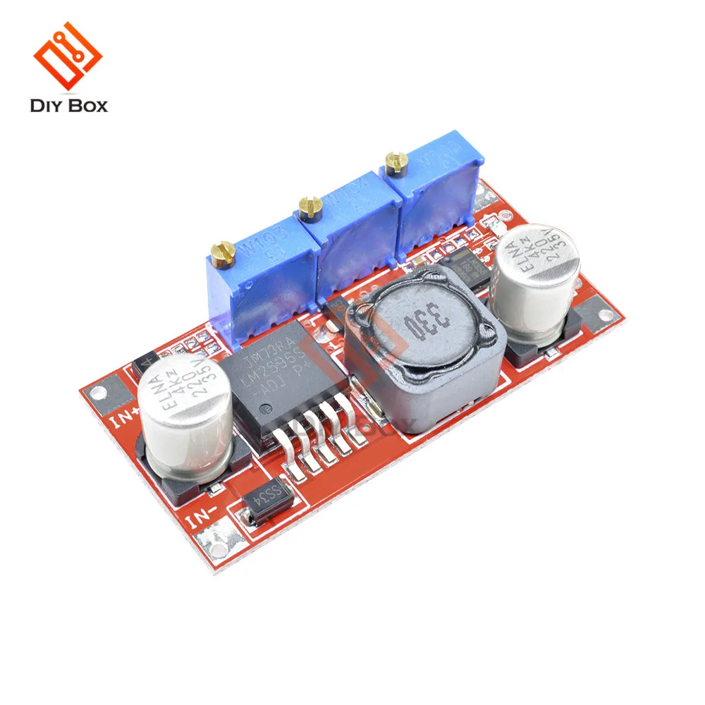

LM2596 DC-DC Step Down CC CV Power Supply Module LED Driver Battery Charger Adjustable LM2596S Constant Current Voltage