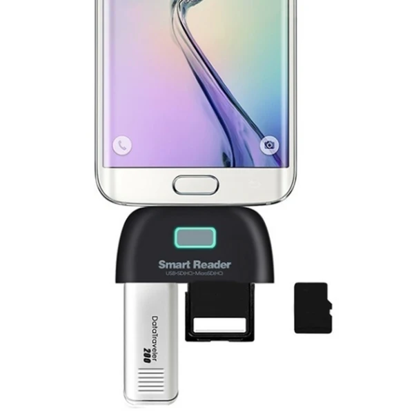 4 в 1 OTG/TF/SD считыватель смарт-карт адаптер Micro USB порт зарядки для Android GDeals