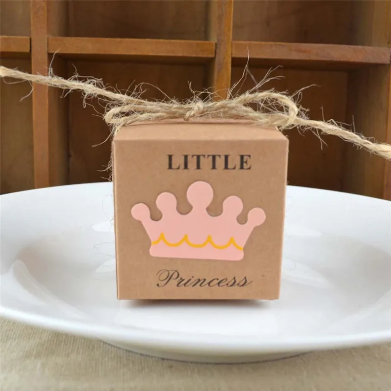 

10PCS Wedding Kraft Paper Gift Dragee Candy Box Burlap Bag DIY Kid Gifts for Guests Chocolate Birthday Baby Party Decoration