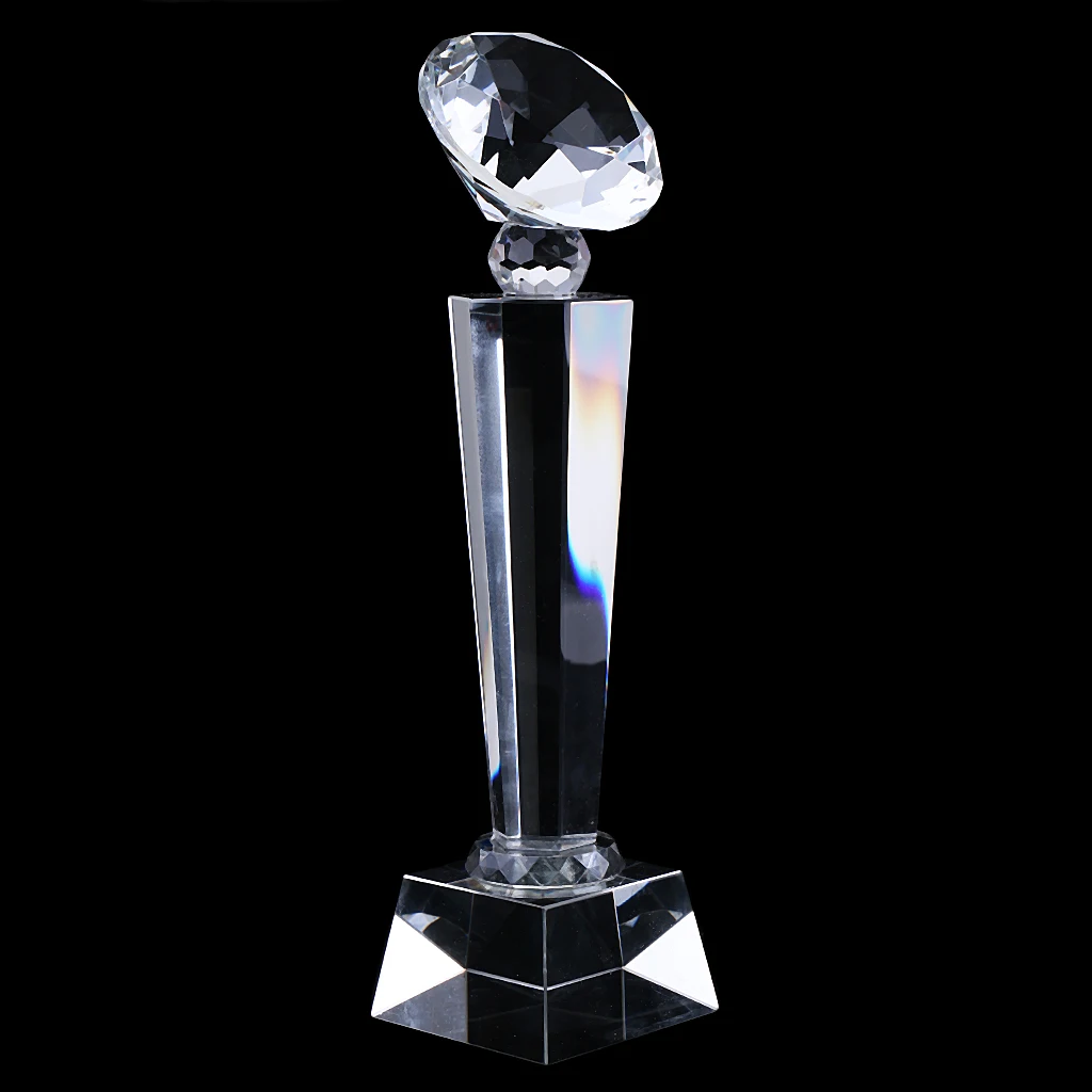 

Customized Crystal Trophy Cup Winner Prize Award Table Decoration Diamond