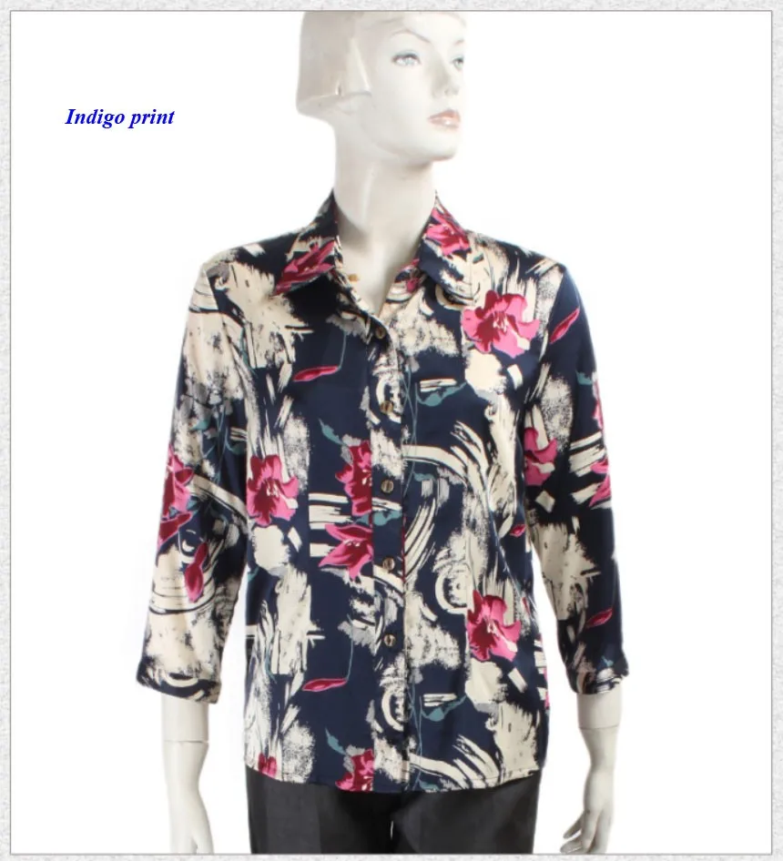 indigo print