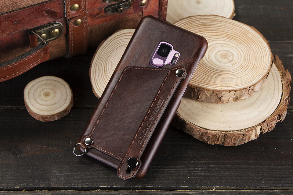 best iphone 8 case CONTACTS FAMILY For iPhone 8 Crazy Horse Genuine Leather Case For Huawei P20 Wallet Case For Samsung Galaxy S9 Protective Cover iphone 8 silicone case