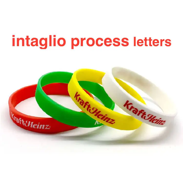 

100pcs/lot plain silicone bracelet Laser concave carved colouring intaglio process custom print logo lovers wristband gifts
