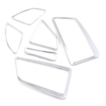 

ABS Chrome Air-conditioning outlet sequins decoration 6pcs/set For Ford Focus 3 Focus 4 MK3 MK4 sedan hatchback 2012 2013