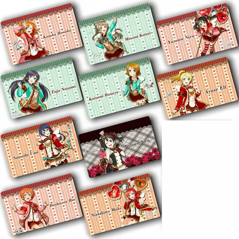 LOVE LIVE Sticker 100pcs Different Style Anime Stickers Bus ID Waterproof Card Stikers Classic Toys