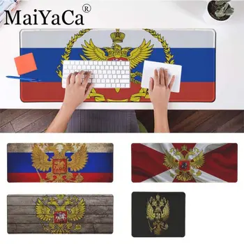 

MaiYaCa russia Flag coat of arms Gaming Mouse Pad Large Mouse Pad Gamer Big Mouse Mat Computer Mousepad Rubber