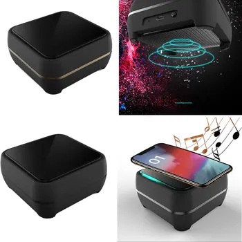 

Mobile Phone Bluetooth 5.0 Speaker Portable Soundbox Simple Design Wireless Cellphone Charger