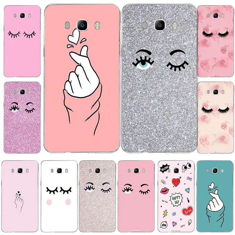 

Soft TPU Silicone Phone Cases Bags For Samsung Galaxy J1 J2 J3 J5 J7 A3 A5 A7 2016 2017 Coque Cover Chiara Ferragni Eyes