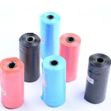 50 рулон = 750 шт. мешки для мусора от домашних животных биоразлагаемые, для домашних животных, собак для отходов, с лапками сумка Пластик собака сумка-переноска