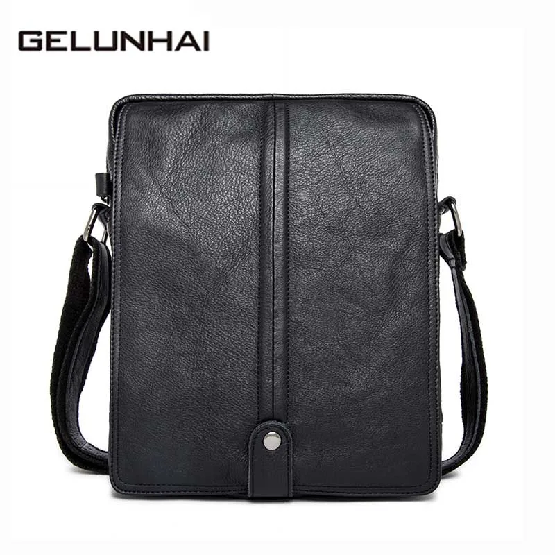 

2019 Direct Selling Polyester Genuine Leather Men Bags Man Small Messenger Bag Male Crossbody Shoulder Handbag Men's New 8830