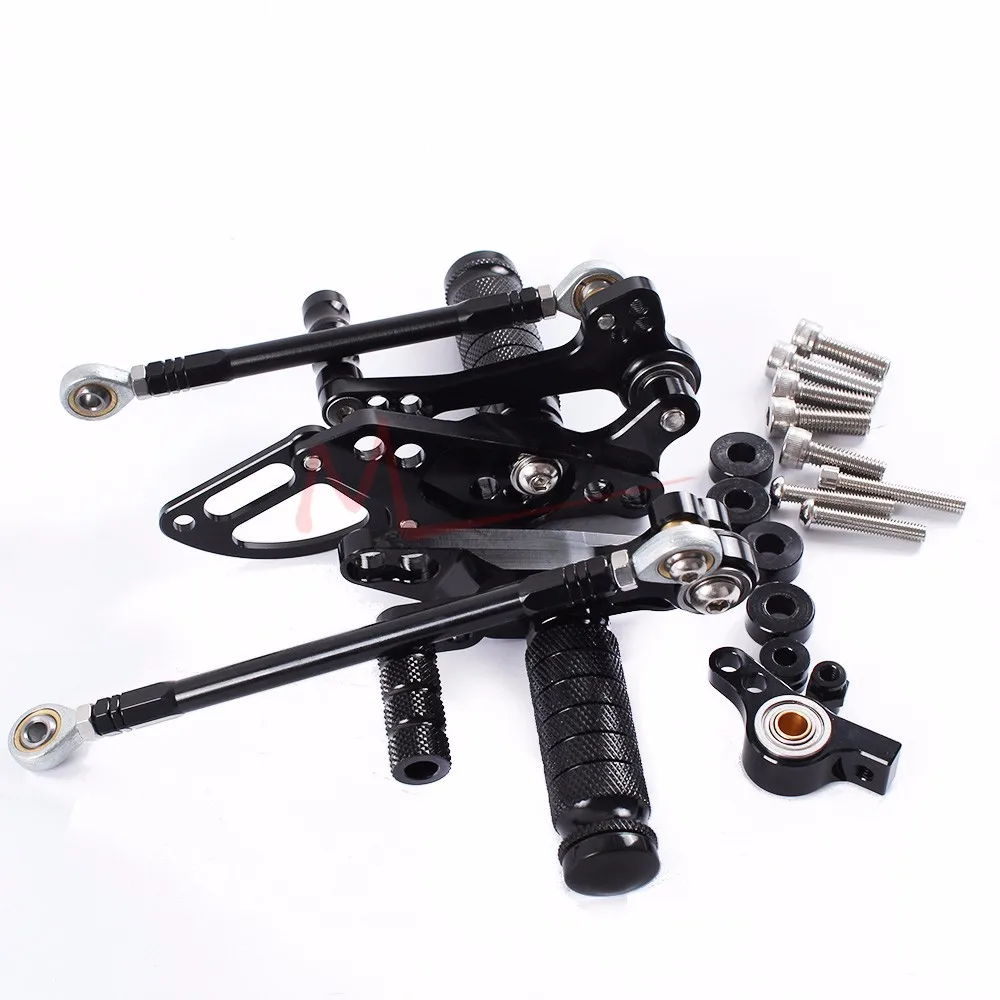 Motocicleta de Alumínio Pegs para a Ducati Motoo-conjuntos Completos Rearsets Ajustáveis Traseiro pé Streetfighter 2011-2020 Cnc 10 Apoio para os pés