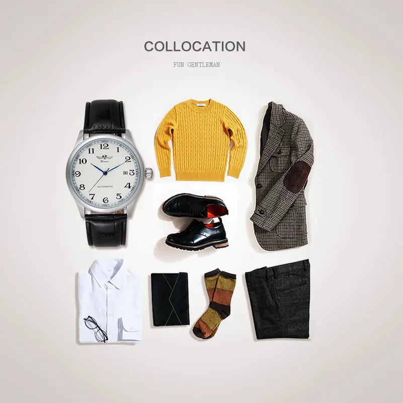Часы TWINNER мужские модные автоматические с кожаным ремешком|hombre|hombre reloj |