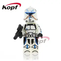 Одной продажи PG753 Space Wars Белый клонов Солдаты штурмовика командир Appo Gree Кирпичи Строительные блоки игрушки для Детский подарок