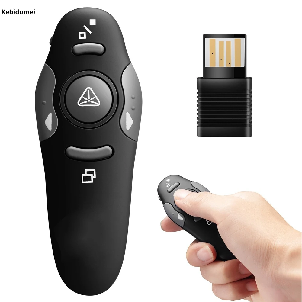 

Kebidumei 2.4Ghz RF Wireless Wireless Red Laser Pointers Pen With Remote Control For Presentation Red RF Laser Pointer Pen