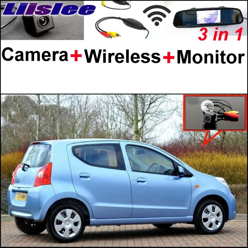 

Liislee 3 in1 Special Rear View Camera + Wireless Receiver + Mirror Monitor Parking System For Suzuki Alto HA25 MK7 2008~2014