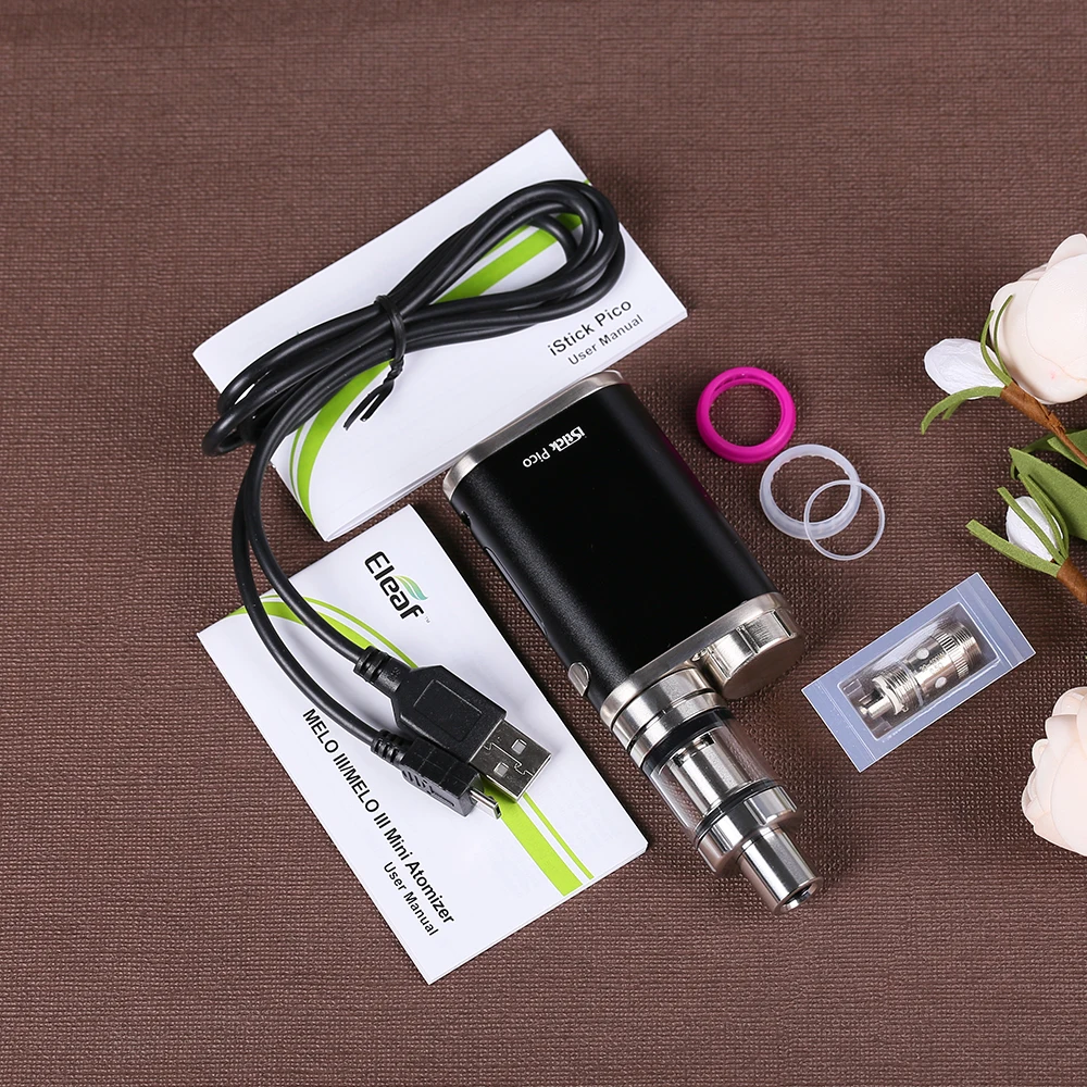 Оригинальный Eleaf iStick Pico Kit 75 Вт коробка мод Vape электронная сигарета 2 мл Melo III Mini или
