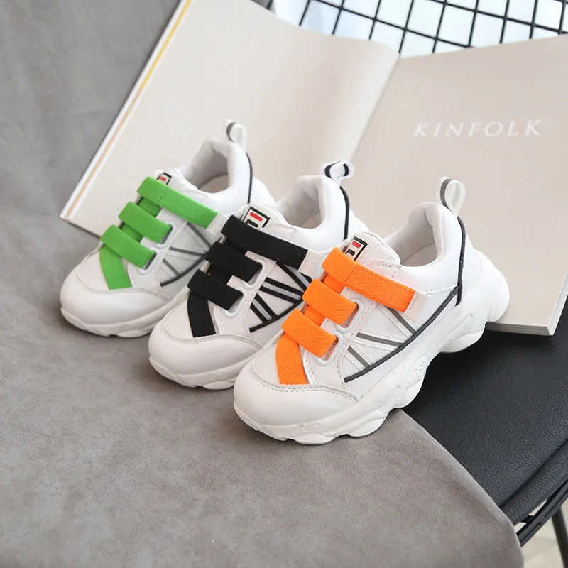 

Boys Girls Baby Casual Shoes Breathable Anti-slip Kids Shoes 2019 Spring Autumn New Children Running Sport Shoes
