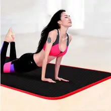 Покрытый краем нескользящий походный матрац 10 мм многофункциональный спортивный коврик для фитнеса надувной матрас 183*60*10 см