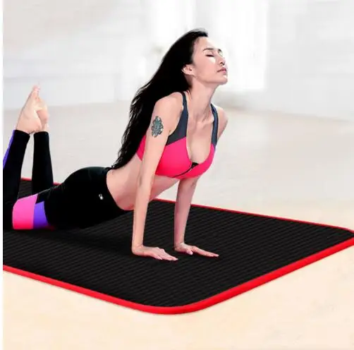 

Edge Covered Non-slip outdoor Mat 10mm Multifunctional Sports Mat For Fitness Colchonete Mat 183*60*10cm