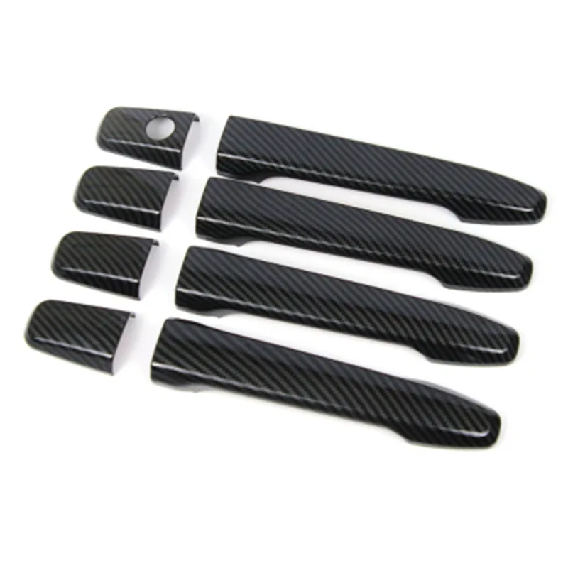 high quality ABS Door handle Protective covering Cover Trim for Mitsubishi Lancer/Lancer X/Lancer Evo 2010- Car styling