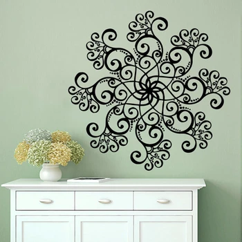 

Yoga Sticke Pattern Hinduism Decal Body-building Posters Vinyl Wall Decals Pegatina Quadro Parede Decor Mural Yoga Sticker