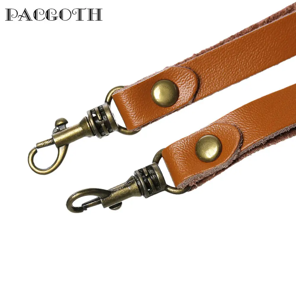 

PACGOTH 2017 New Fashion Antique Bronze Faux Leather Handbags Purse Replacement Wrist Strap,10mm wide, 17-17.8cm Long,1PC