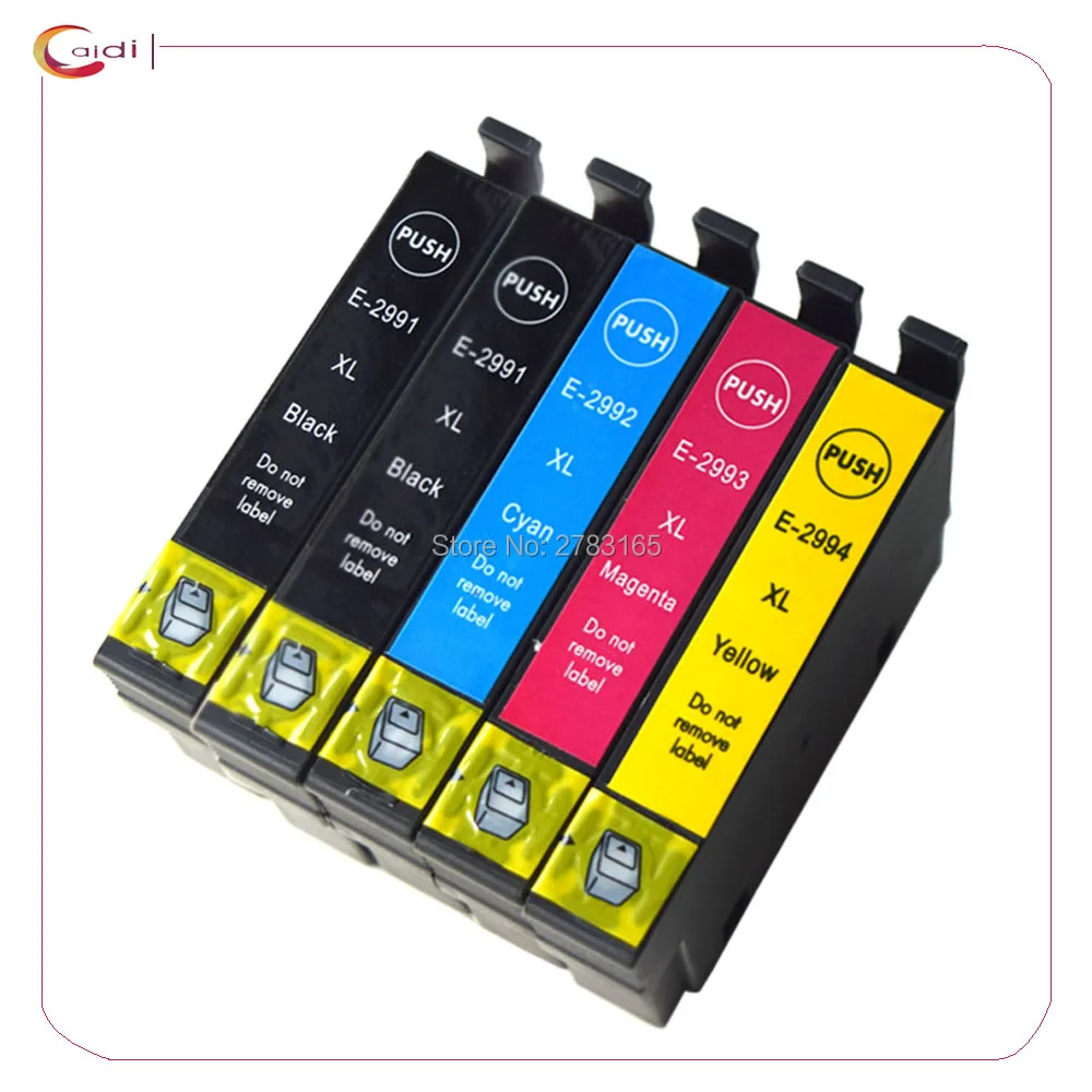 5pack T29 29XL T2991 T2994 Ink Cartridge Compatible For Epson XP 235 XP