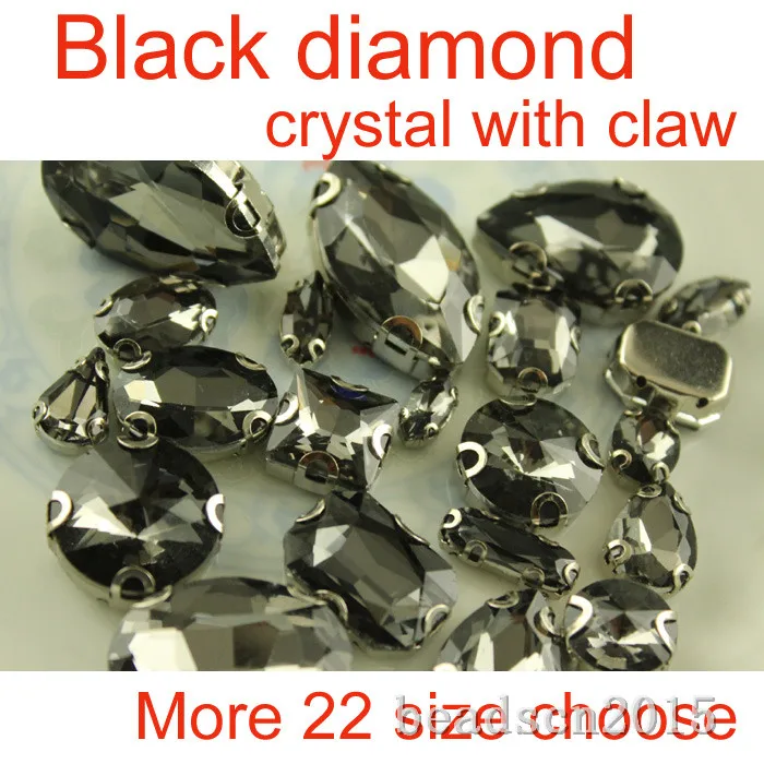 

Sew on Ear/D claw Grey teardrop/oval/rectangle/navette faceted glass crystal rhinestones Diamantes Beads Dress Crafts pk sz&qty