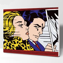 Безрамное изображение желтые волосы красота DIY живопись по номерам современное настенное Искусство Ручная роспись живопись маслом на холсте для домашнего декора