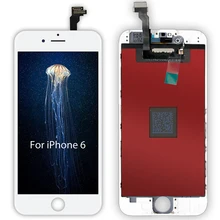 Blanc et noir AAAAA tout neuf pour iPhone 6 6G LCD écran tactile numériseur assemblée pour iPhone6 4.7 ''pas de Pixel mort + cadeau(China)