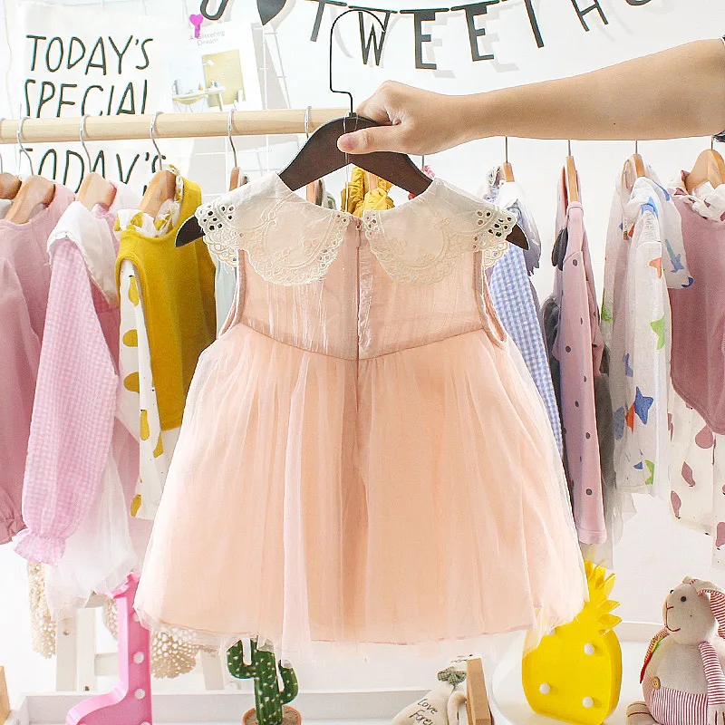 Newborn Baby Girls Lace Dress Party Kids Clothing 2019 Fashion Cute Princess Christening Toddler girls 1 Years Birthday Dresses (13)