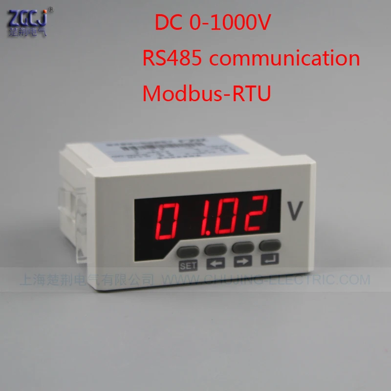 

Free shipping !!! high voltage voltage meter DC 0-1000V votlage meter with RS485 communication function high voltage DC voltage