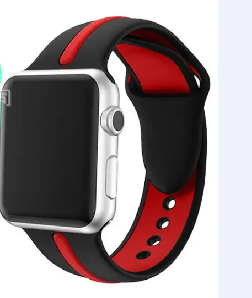 2018 new sport band for apple watch series 1 2 3 strap for iWatch Soft Silicone Ultraman Two 