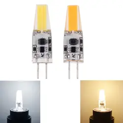 Мини G4 светодиодный удара лампы 6 Вт AC DC 12 V Свеча огни силикона заменить галогенные для Люстра Spotlight
