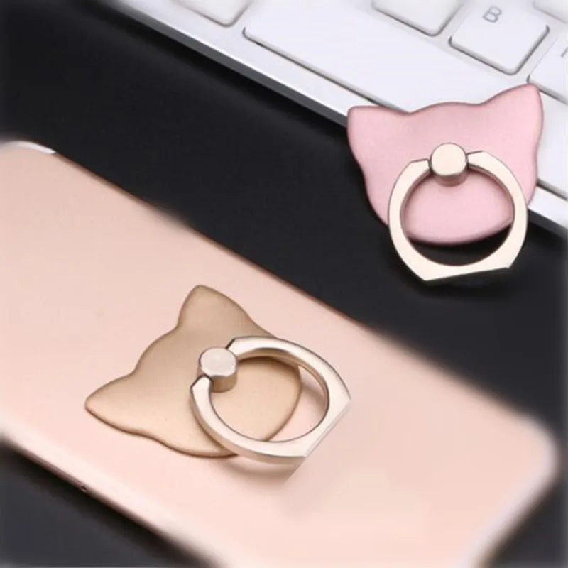 

UVR Finger Ring Holder Stand Cat For iPhone XS MAX XR 8 7 Mount Holder Stand Mobile Phone Stand Tablet For Xiaomi Mount Grip