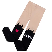 2016 baby Girls School Cartoon Footed Long Stocking