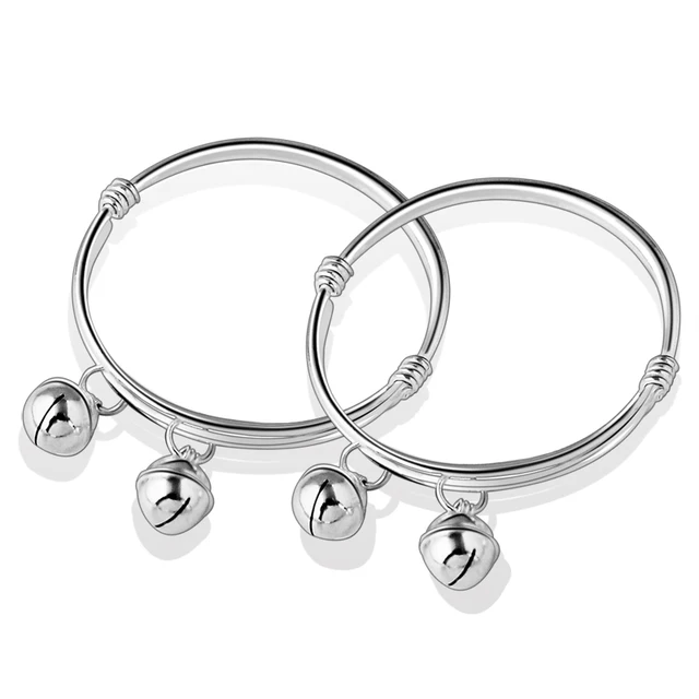 Baby Bracelet Jewelry S990 Silver Pure Baby Bracelet Jewelry S990 Silver Pure Child Bangle