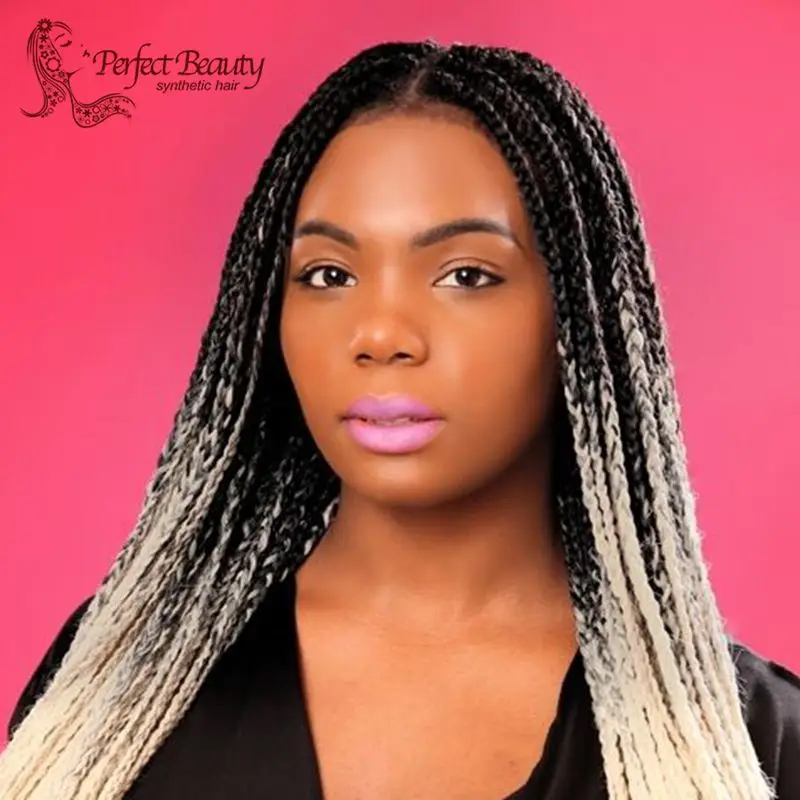 Фотография african american braided wig long synthetic hair heat resistant ...