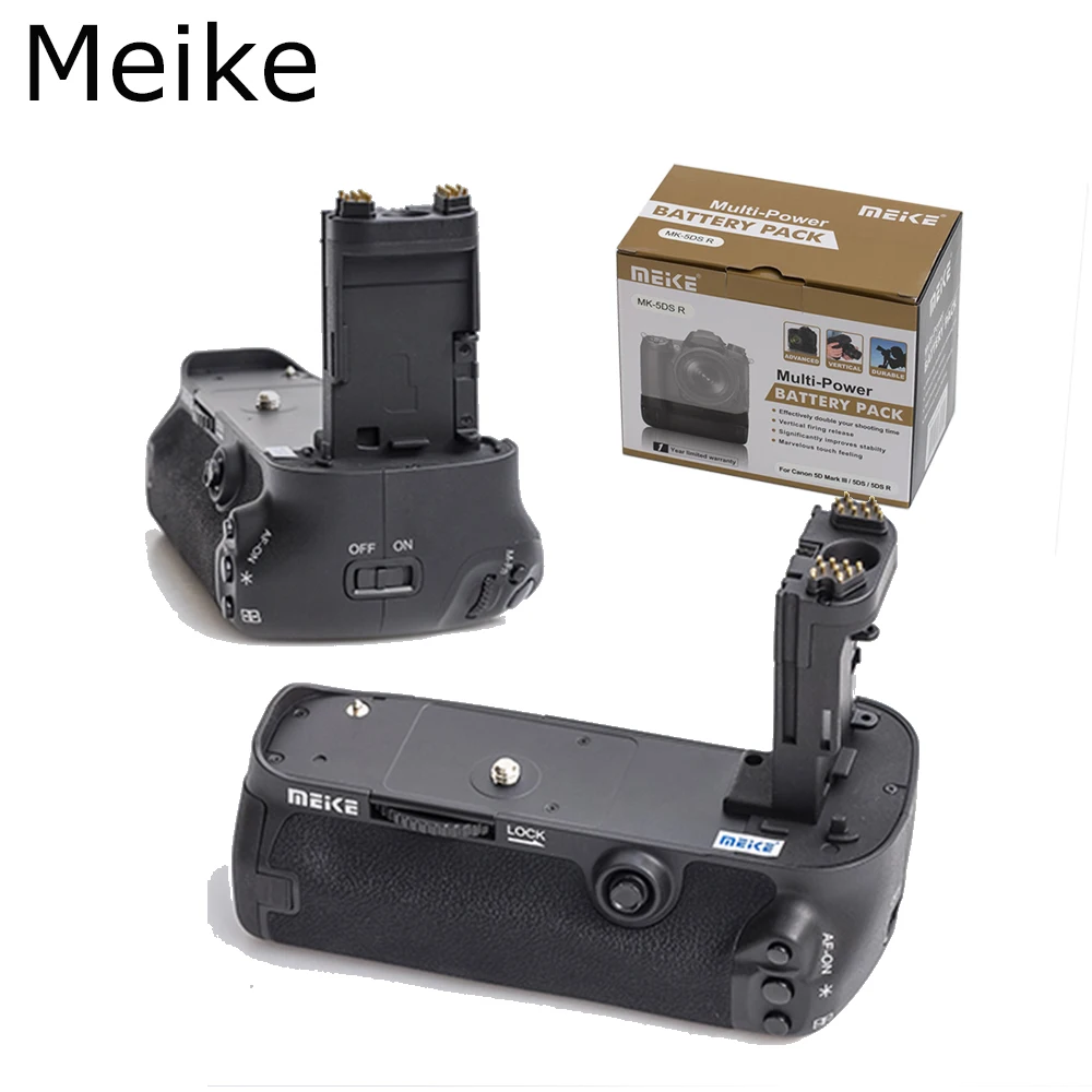 

Meike MK-5DS R Built-In 2.4G Wireless Control Battery grip Suit for Canon 5DS R 5DS 5D Mark III